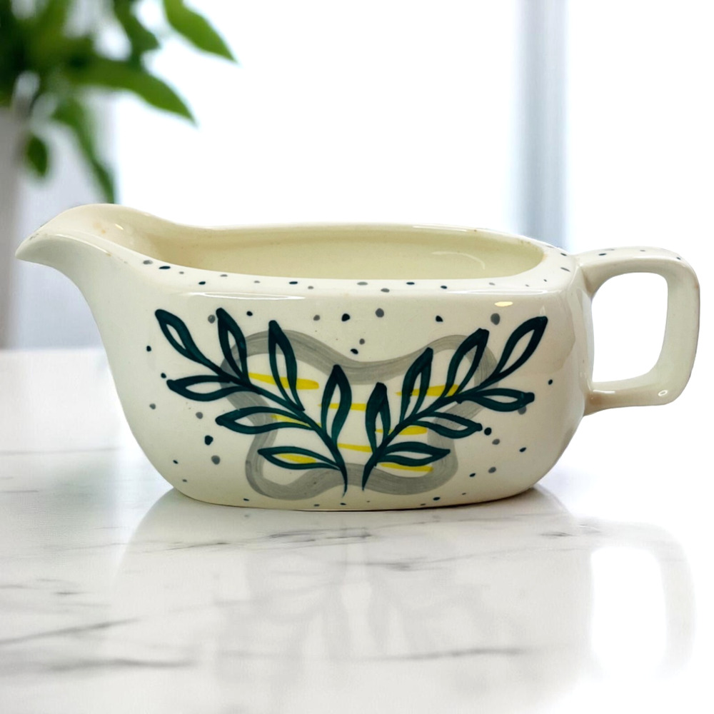 Midwinter Stylecraft Primavera Gravy Boat MCM Vintage 1950s HTF Jessie Tait READ